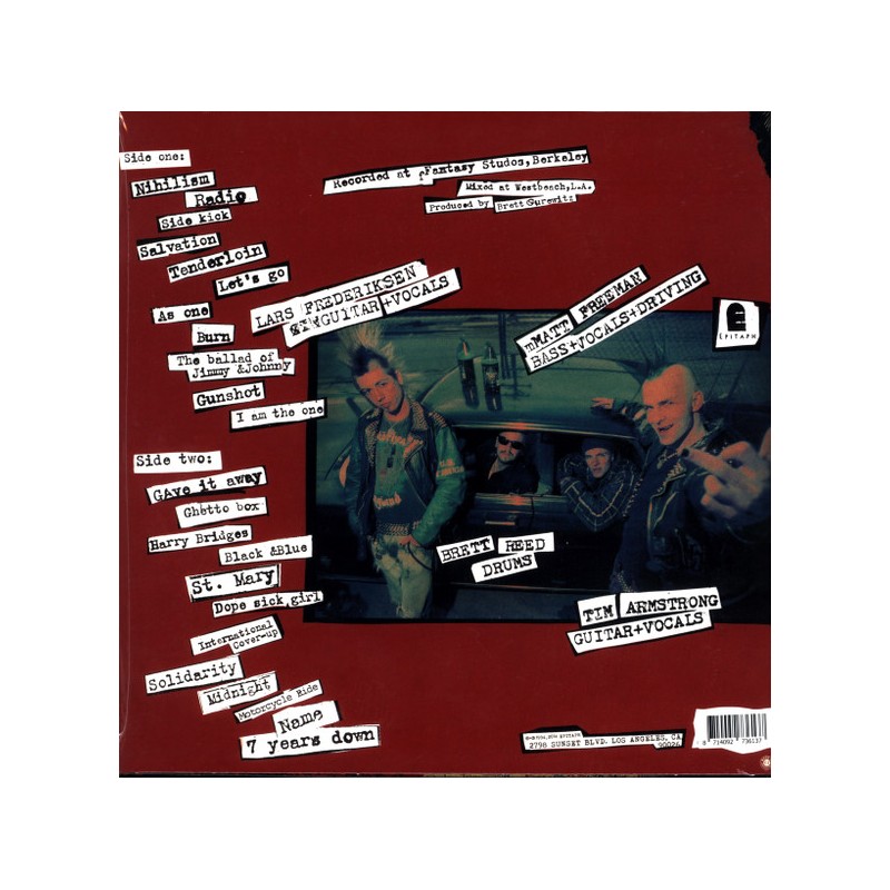 Rancid "Let's Go" Coloured Vinilo