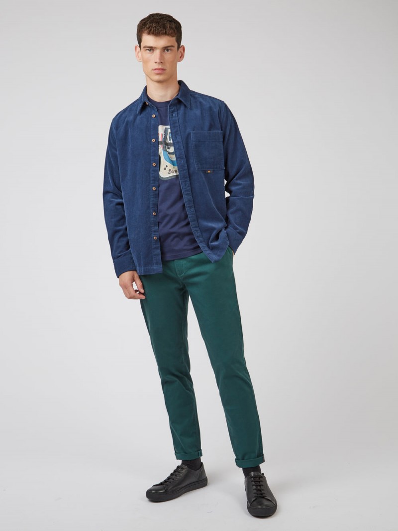 Ben Sherman Mod Helmet Tee Marine