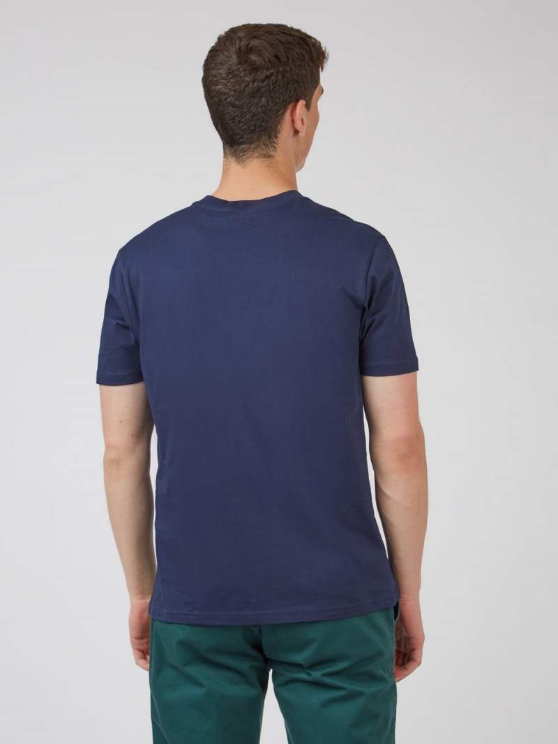 Ben Sherman Mod Helmet Tee Marine