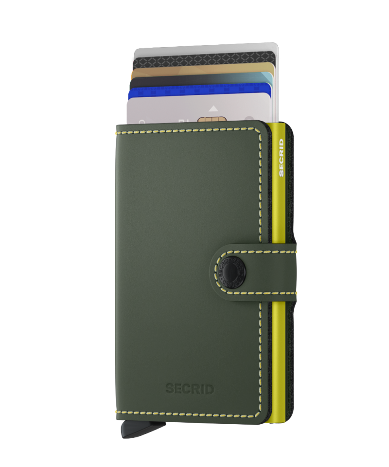 Secrid Mini Wallet Matte Green/Lime