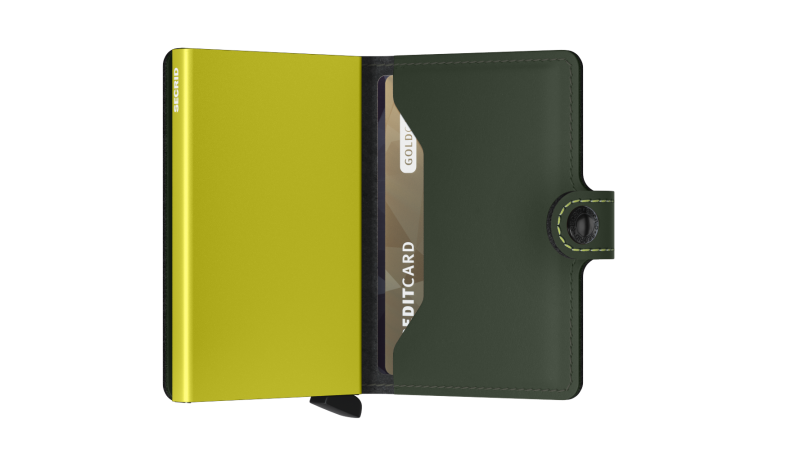 Secrid Mini Wallet Matte Green/Lime