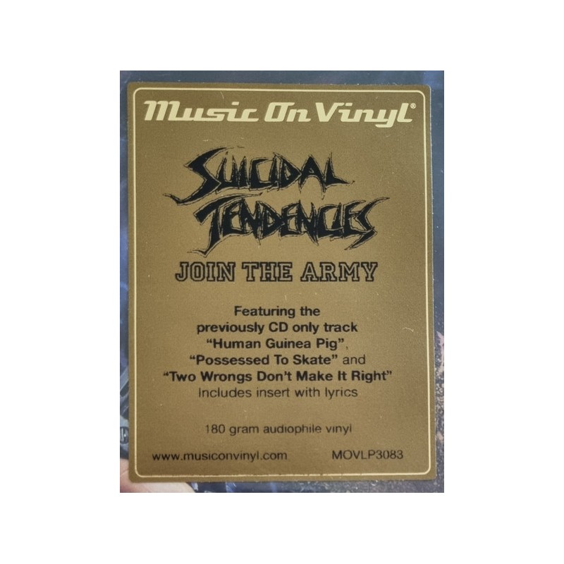 Suicidal Tendencies "Join The Army"...