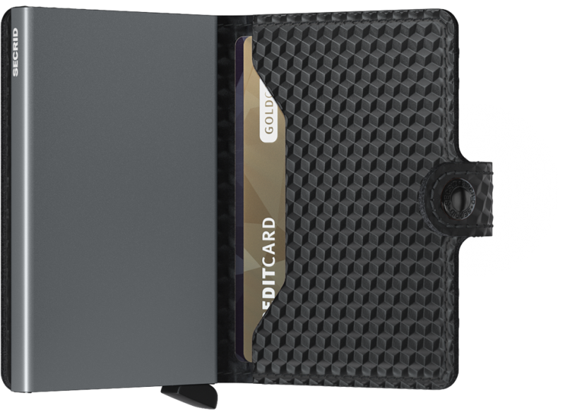Secrid Mini Wallet Cubic Black/Titanium