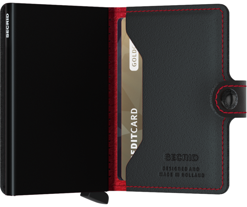 Secrid Mini Wallet Perforated Black/Red