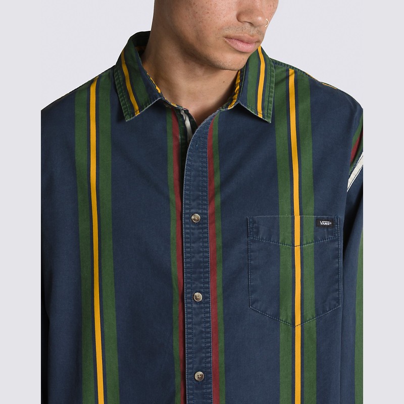Vans Kane L/S Washed Shirt Dress Blues