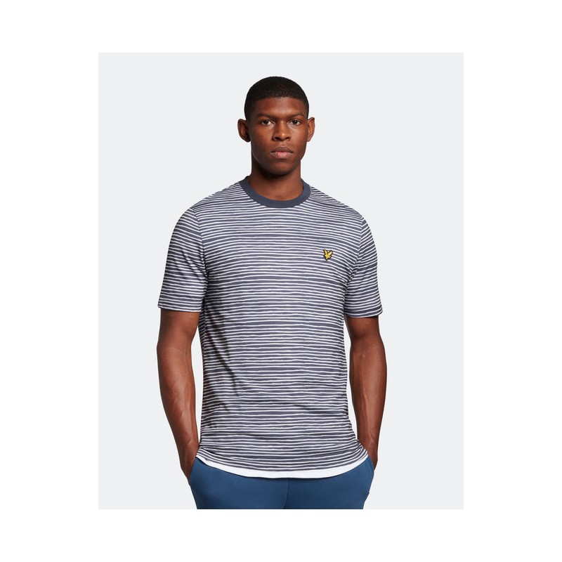 Lyle & Scott Breton Stripe Tee Dark...