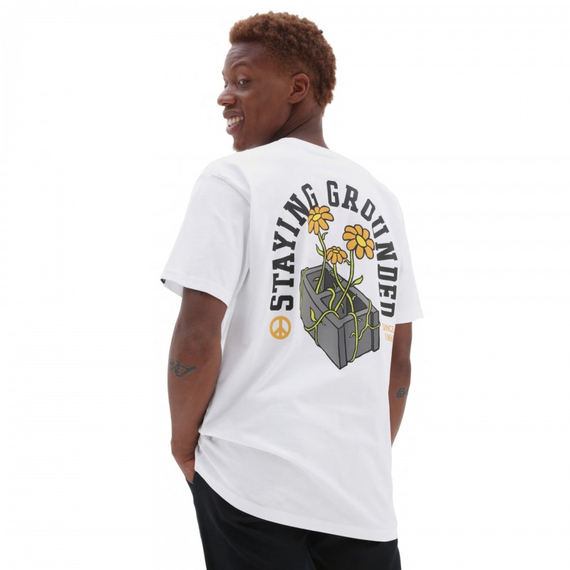 Vans Staying Grounded Tee White