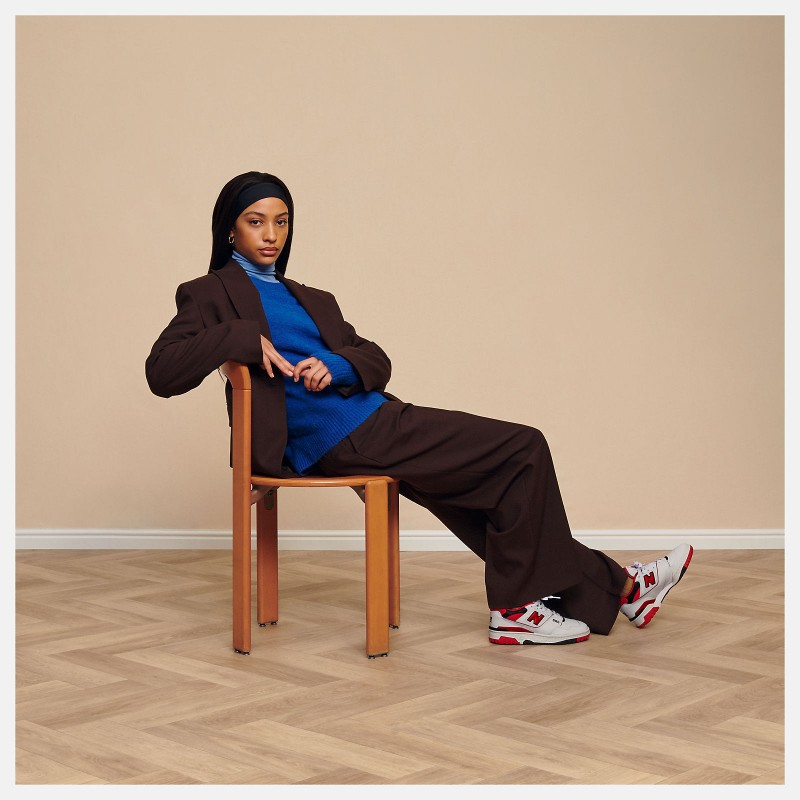 New Balance BB550SE1 White/Team Red