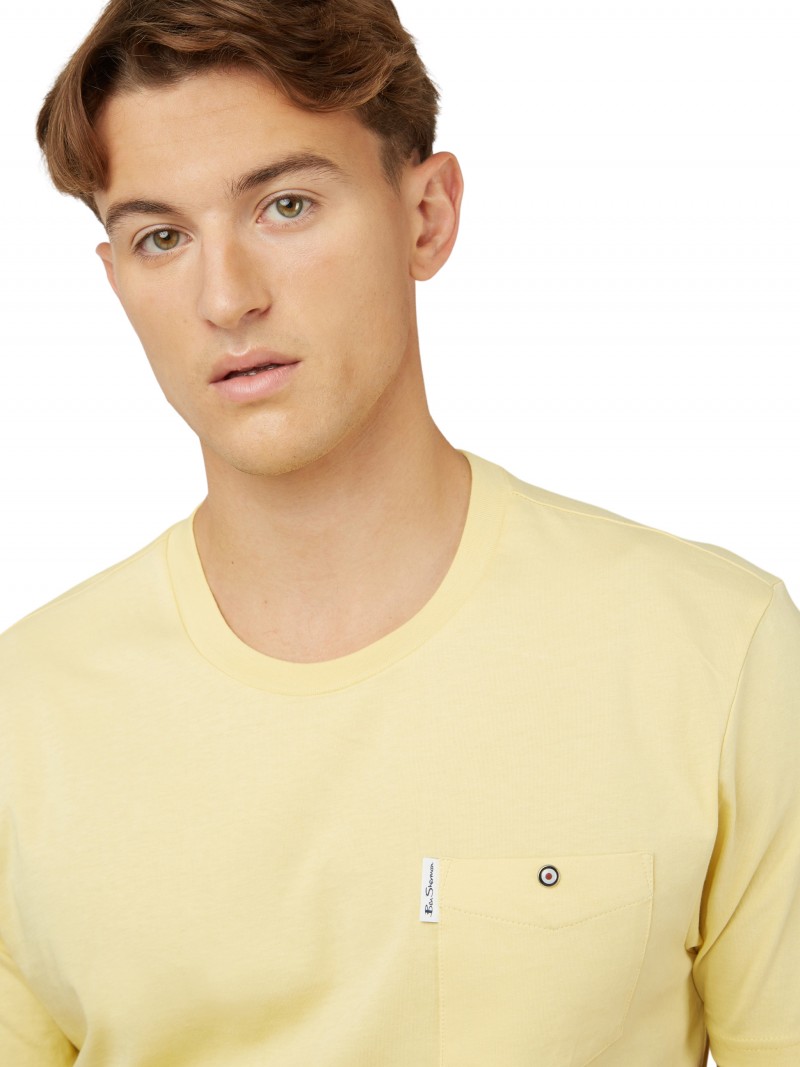 Ben Sherman Signature Pocket Tee Lemon