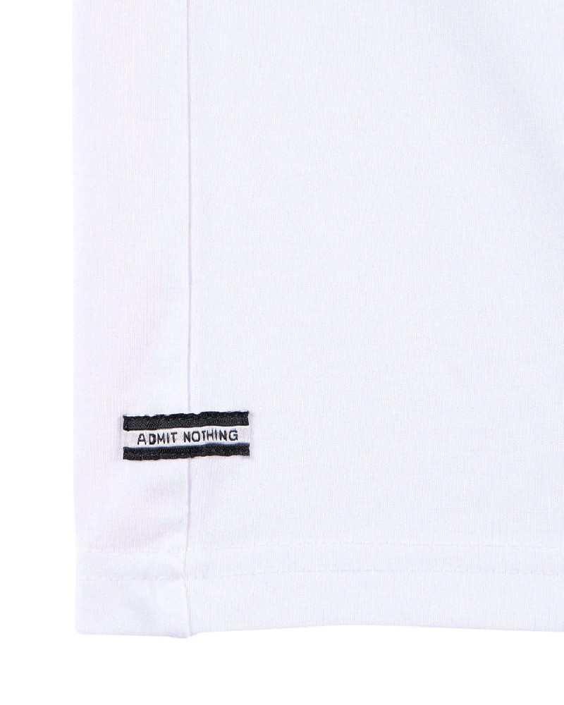 Weekend Offender Diaz Check Tee White