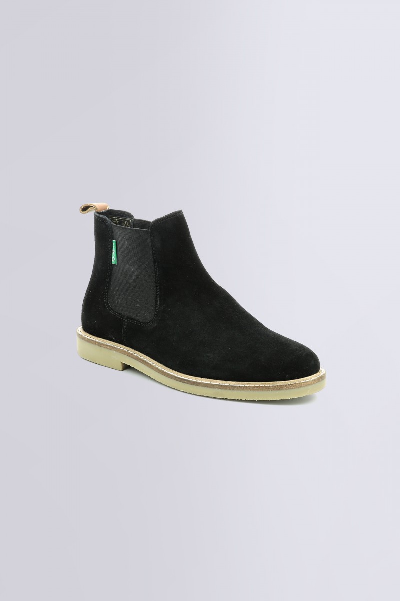Kickers Tyga Cow Suede Boots Black