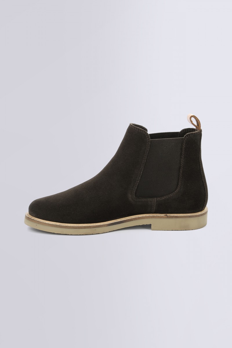 Kickers Tyga Cow Suede Boots Brown