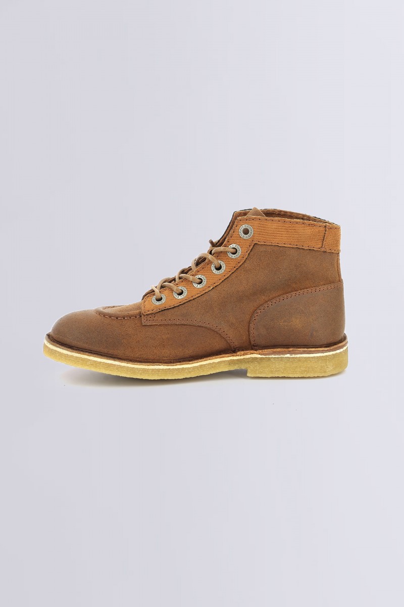 Kickers Kick Legend Leather Boots Cognac