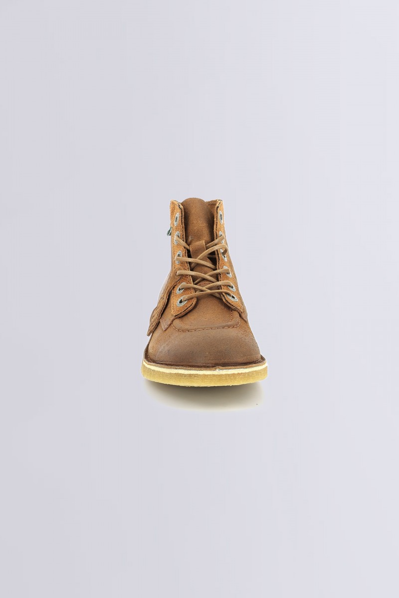 Kickers Kick Legend Leather Boots Cognac