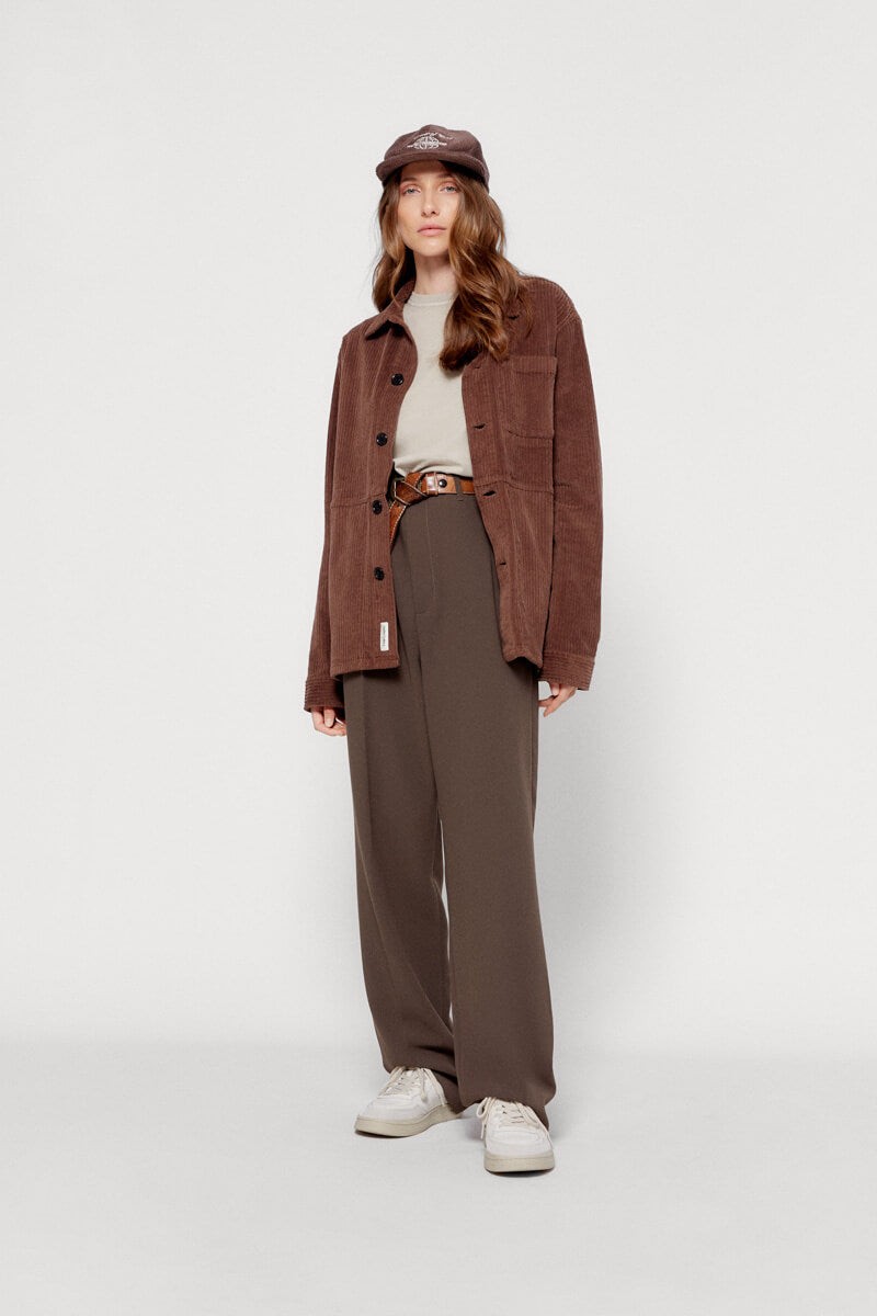 Pompeii Elan Leather Ecru Burgundy