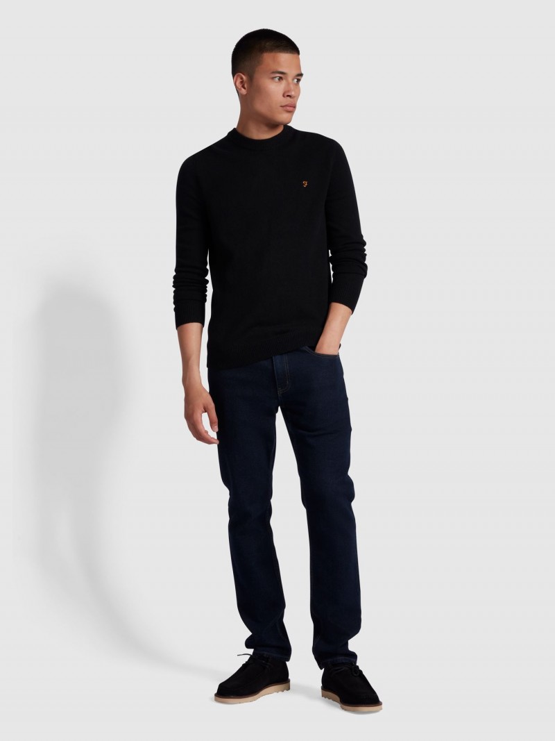 Farah Birchall Crew Sweater Black