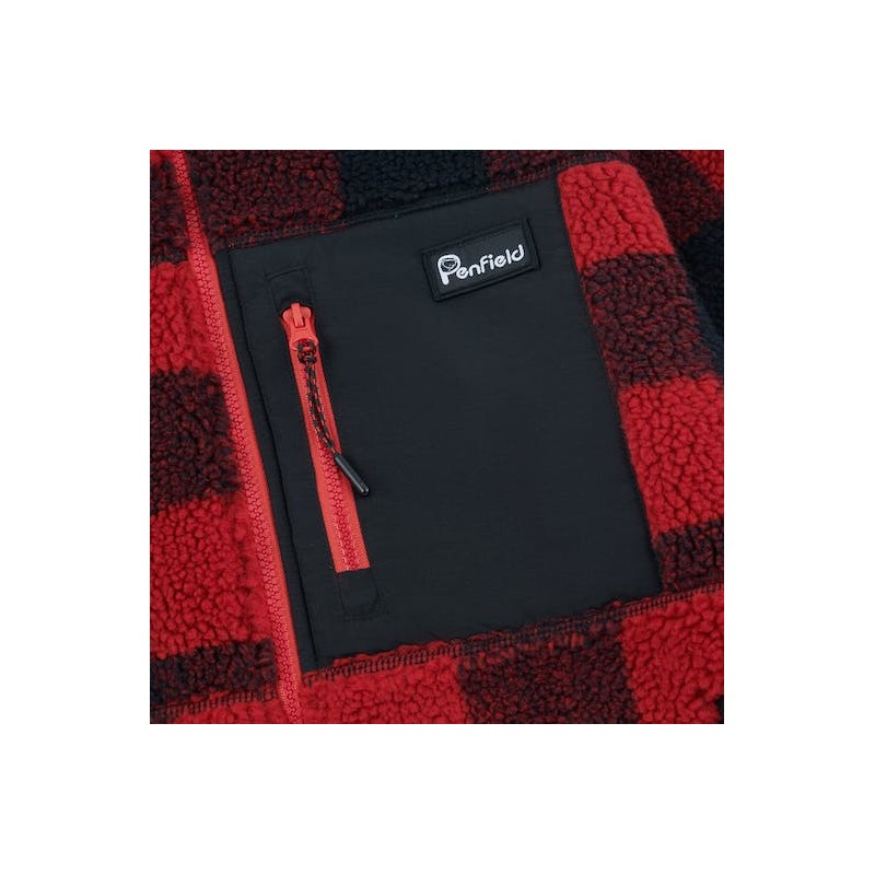 Penfield Checked Mattawa Fleece...