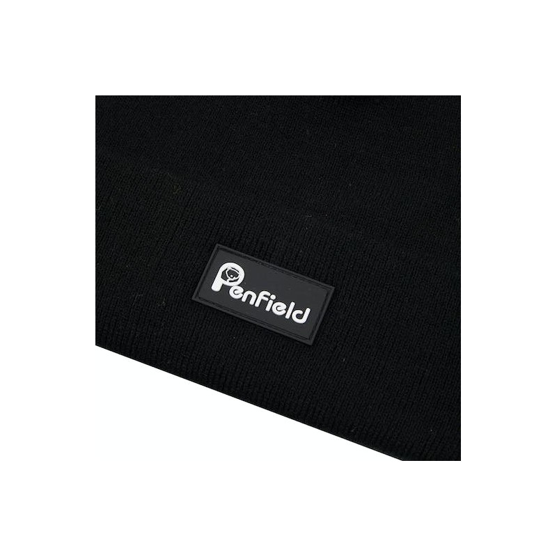 Penfield Bear Reverse Badge Beanie Black