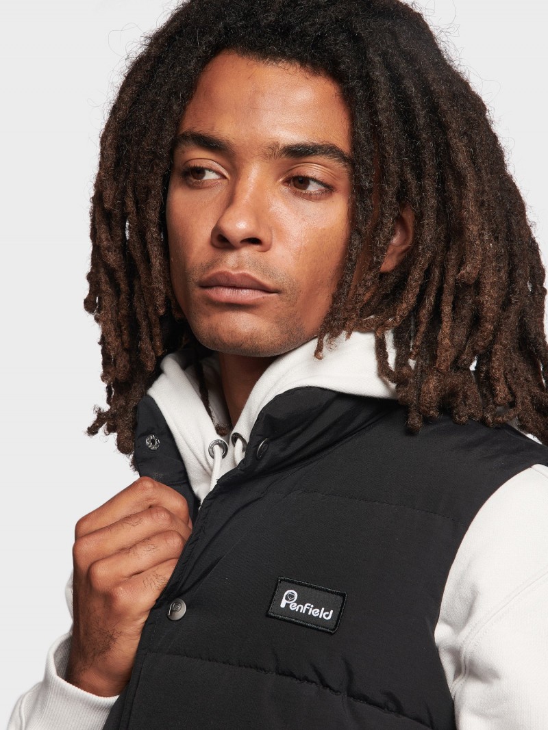 Penfield Outback Vest Jacket Black