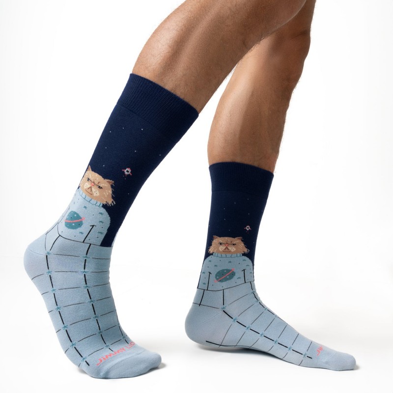 Jimmy Lion Space Cat Socks