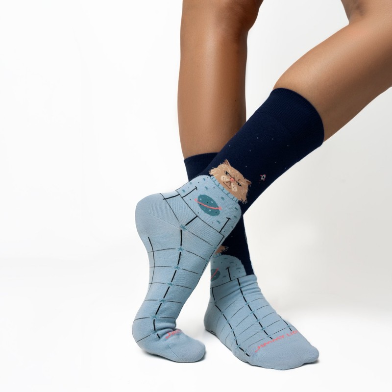 Jimmy Lion Space Cat Socks