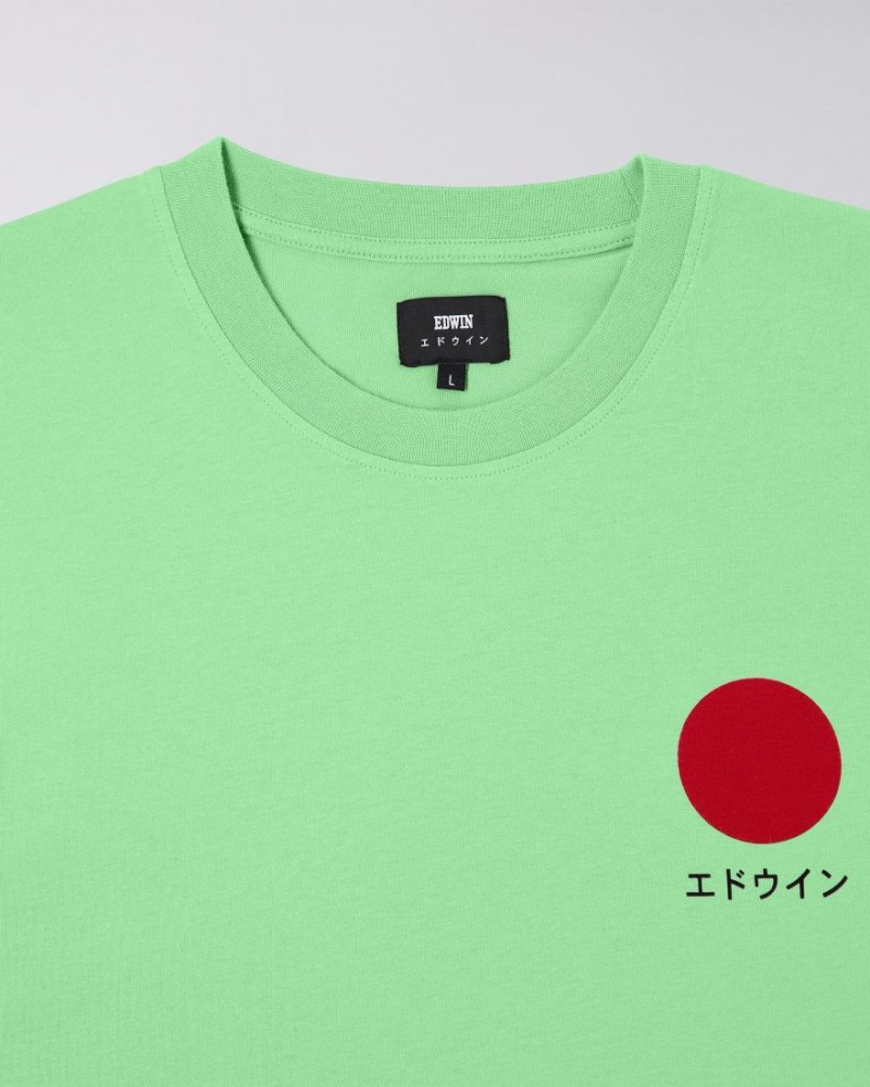 Edwin Japanese Sun Tee Summer Green