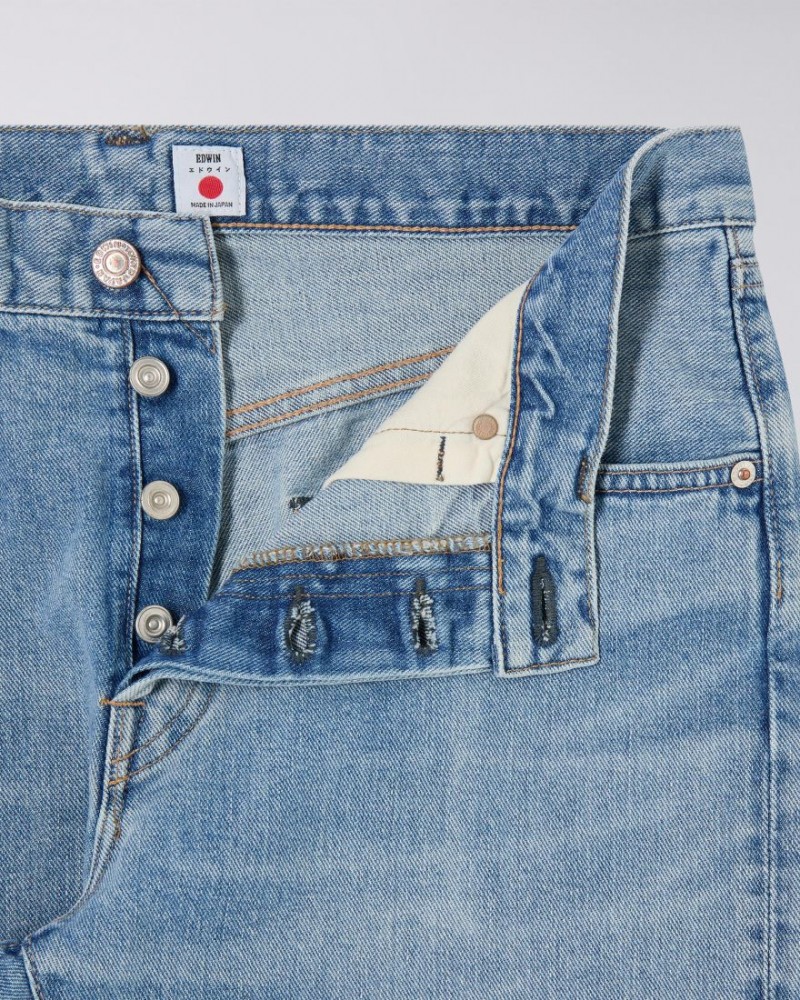 Edwin Slim Tapered Jeans Blue Light Used