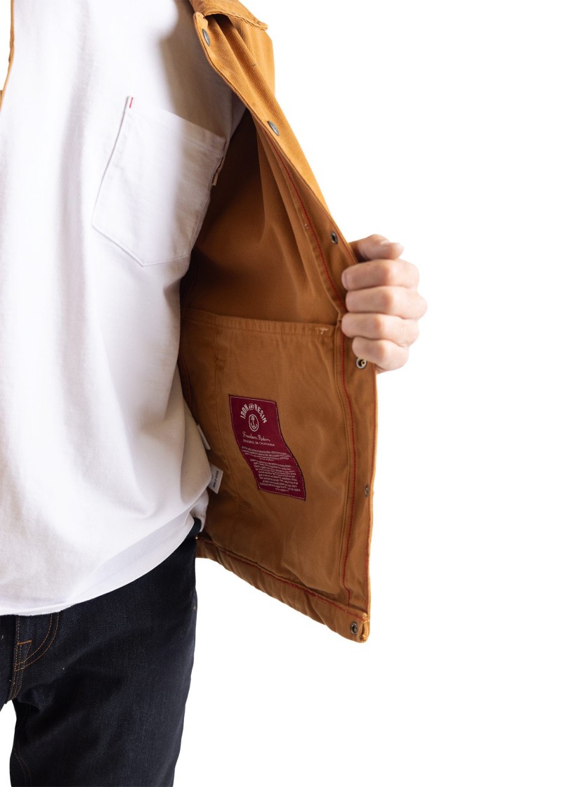 Iron & Resin Coach Canvas Jacket Camel