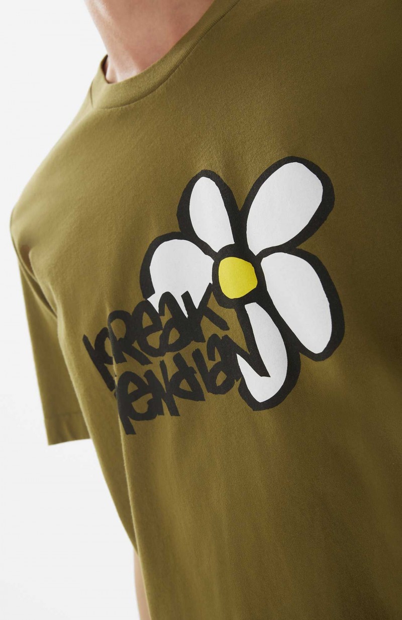 Loreak Mendian Margarita Tee Dark Khaki