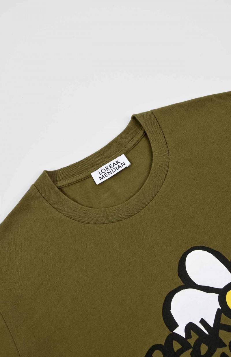 Loreak Mendian Margarita Tee Dark Khaki