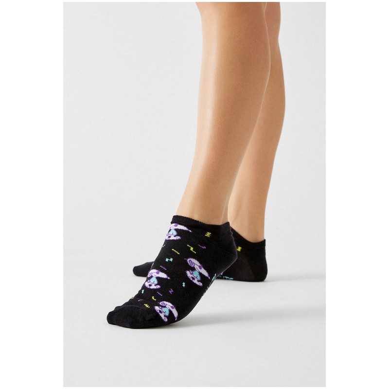 Besocks BeSnoopy Fun Ankle Socks Black