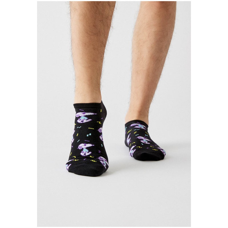 Besocks BeSnoopy Fun Ankle Socks Black