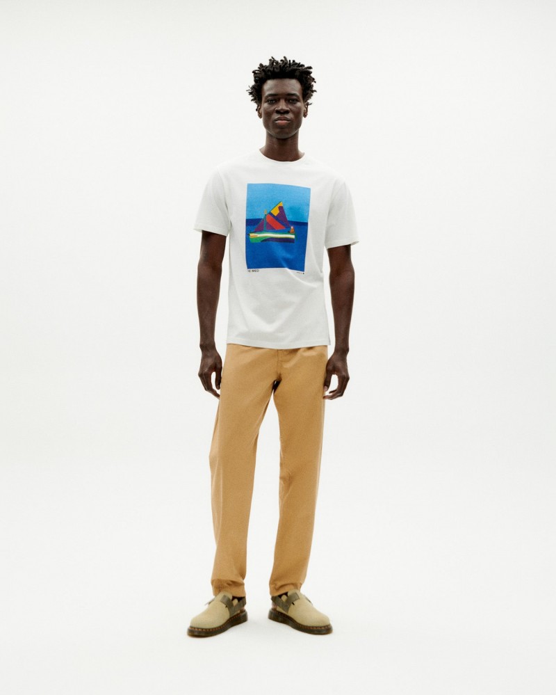 Thinking Mu Barquito Tee White