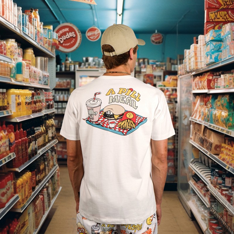 The Dudes A Pill Meal Premium Tee Off...