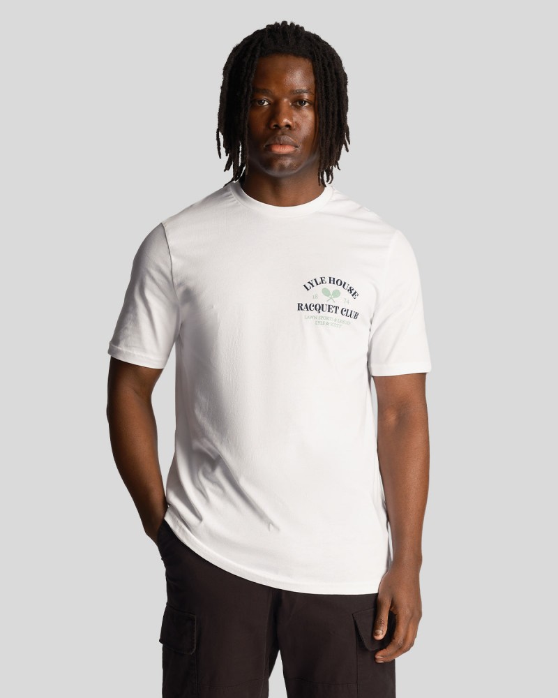 Lyle & Scott Raquet Club Graphic Tee...