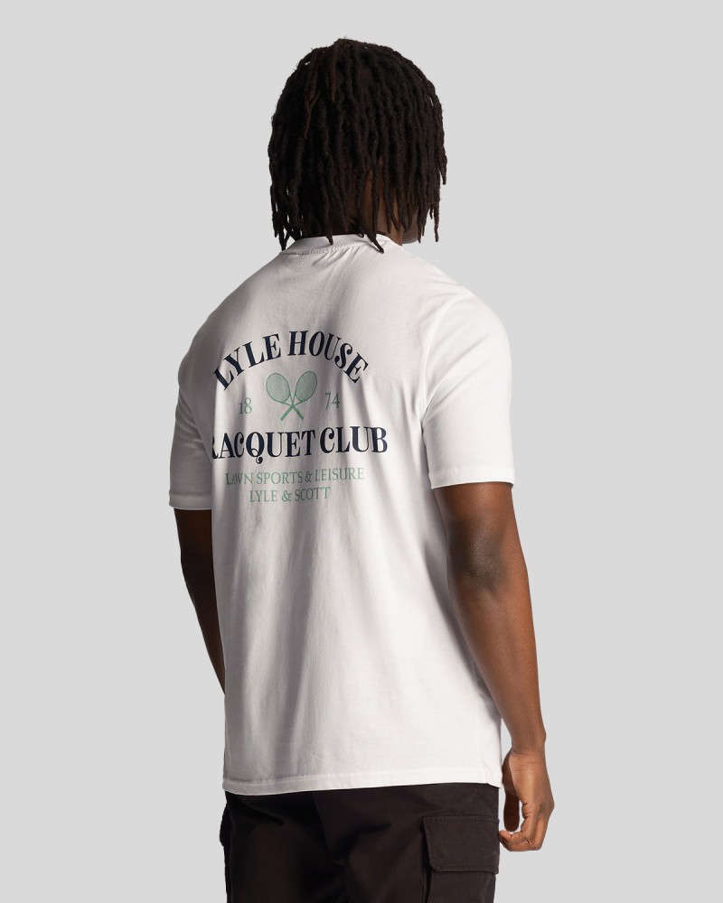Lyle & Scott Raquet Club Graphic Tee...
