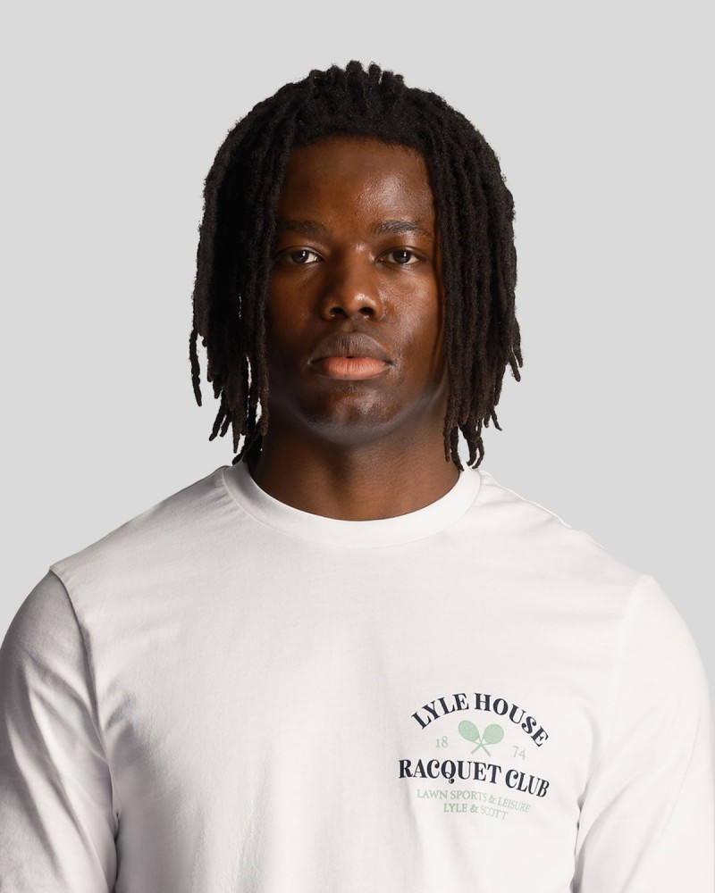 Lyle & Scott Raquet Club Graphic Tee...