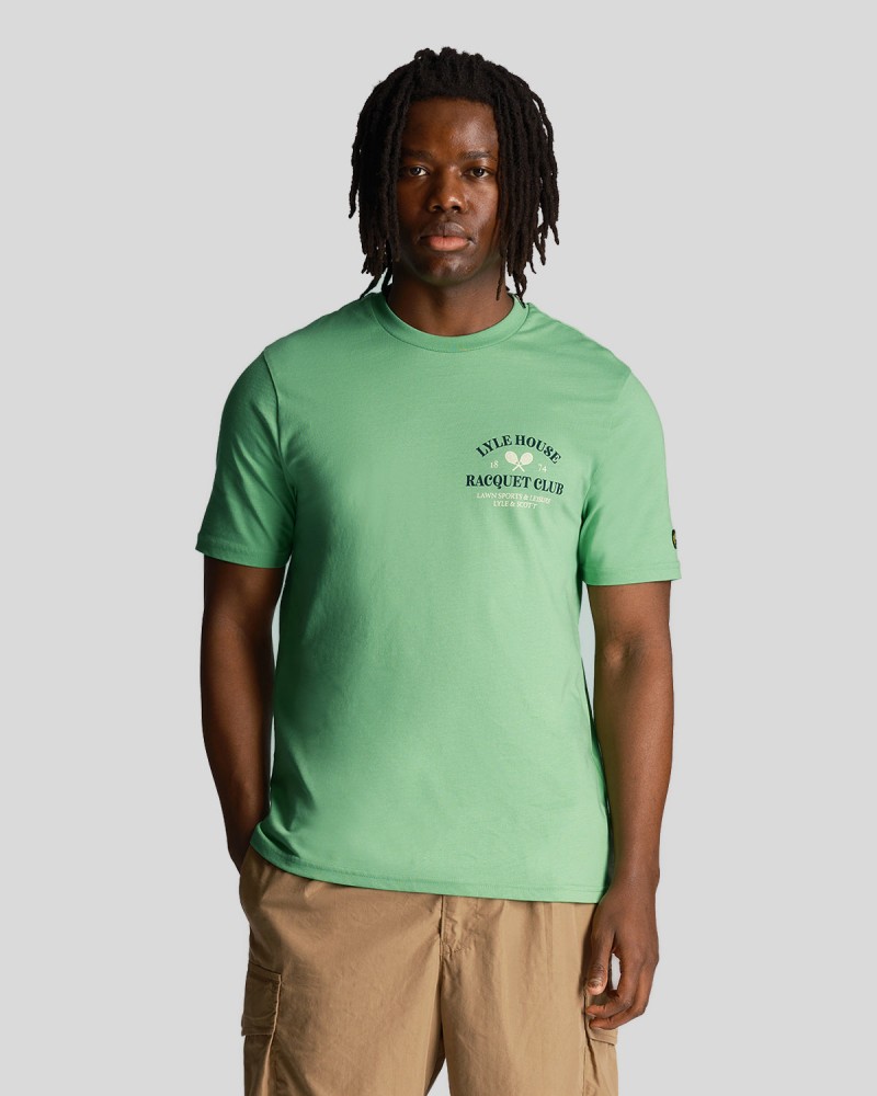 Lyle & Scott Racquet Club Graphic Tee...