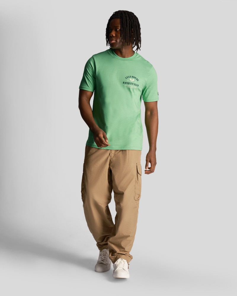 Lyle & Scott Racquet Club Graphic Tee...