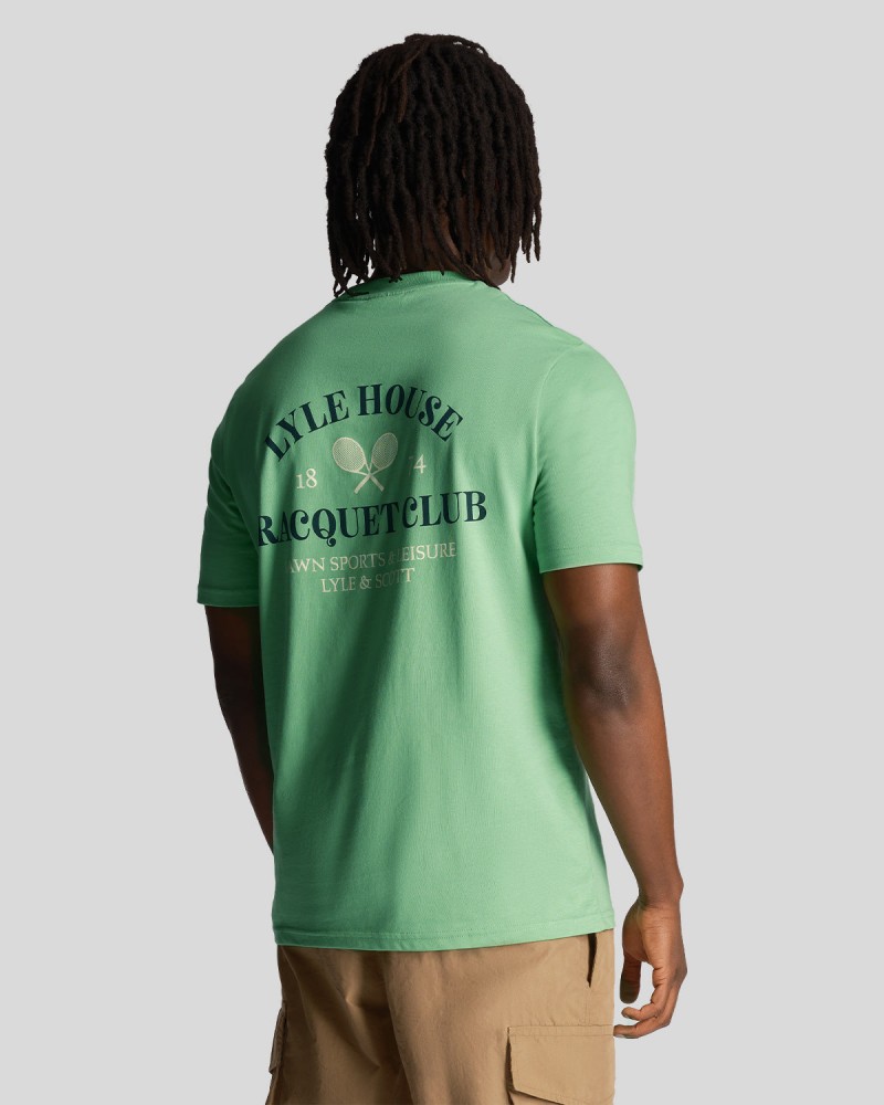 Lyle & Scott Racquet Club Graphic Tee...