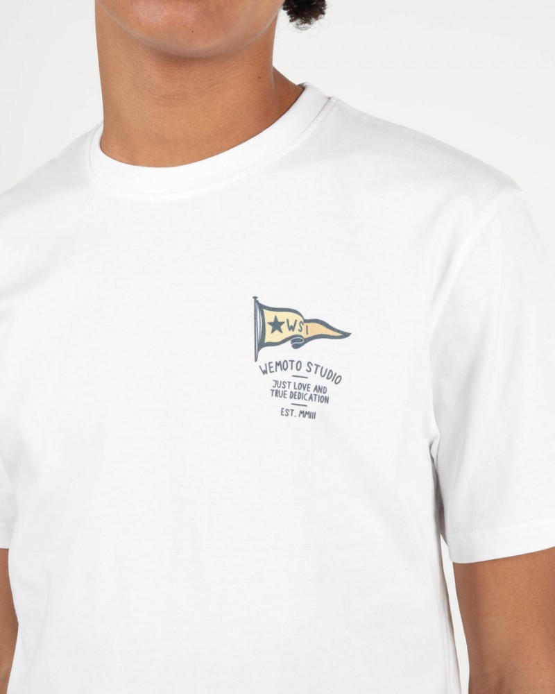 Wemoto Harbour Tee White