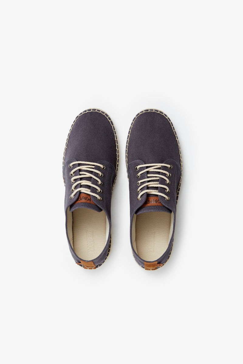 Pompeii Higby Jute Canvas Anthracite