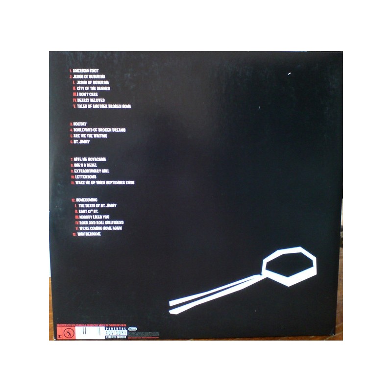 Green Day "American Idiot" Vinilo 2 LP