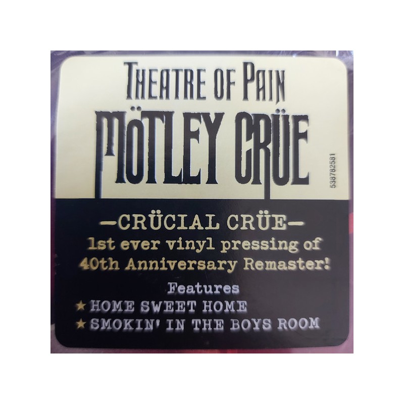 Mötley Crue "Theatre Of Pain" Vinilo