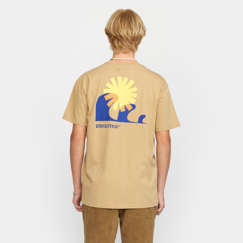 Revolution 1370 SUN Loose Tee Khaki