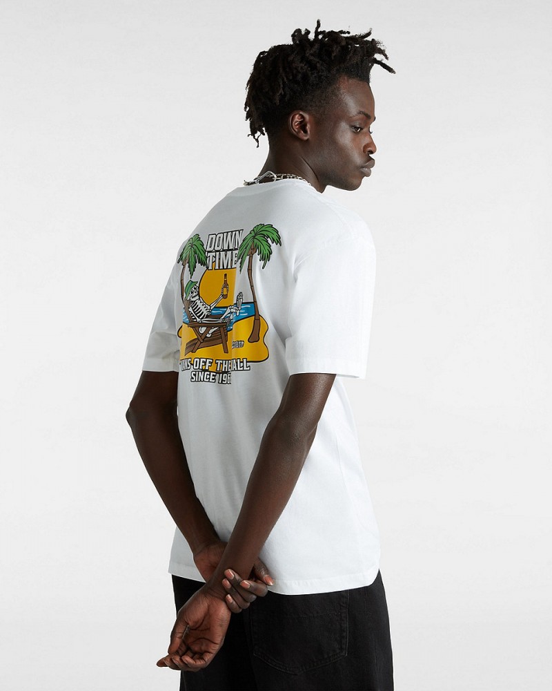 Vans Down Time Tee White