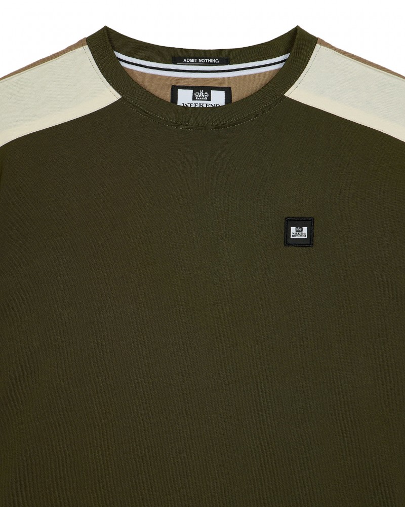 Weekend Offender Laderle Panelled Tee...