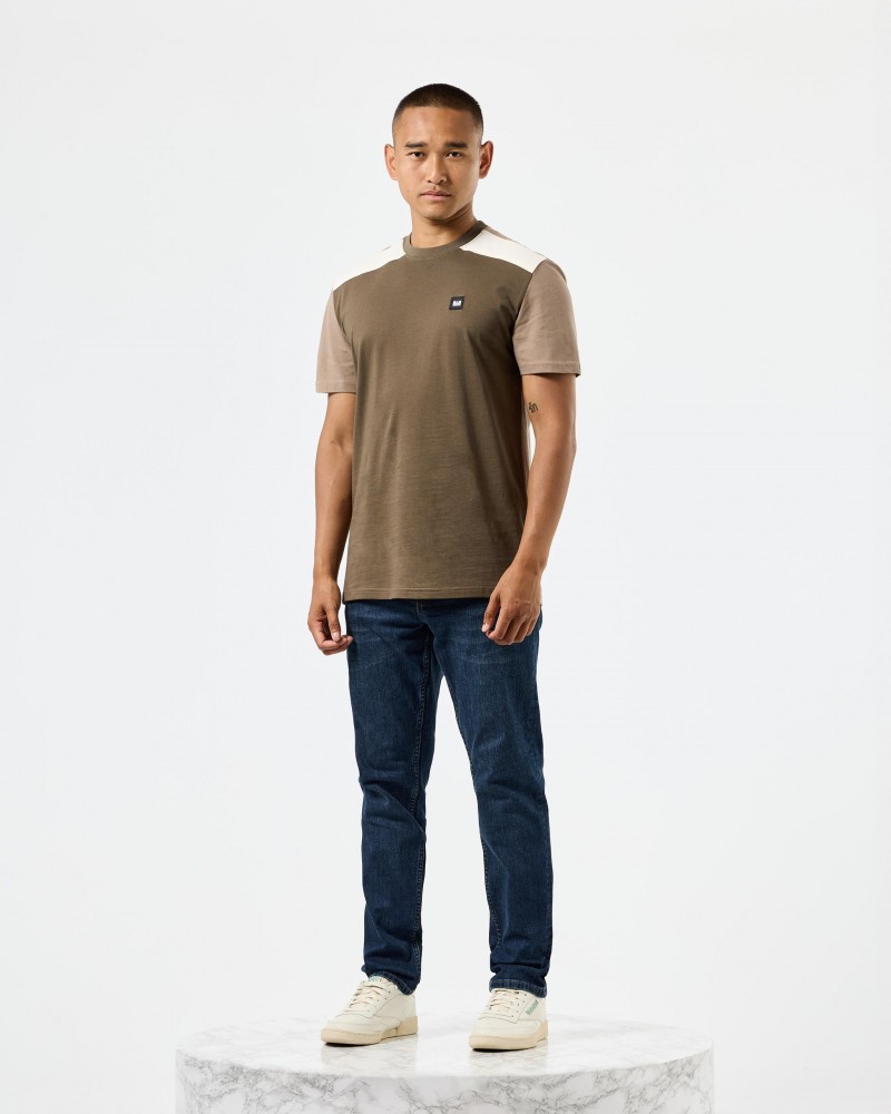 Weekend Offender Laderle Panelled Tee...
