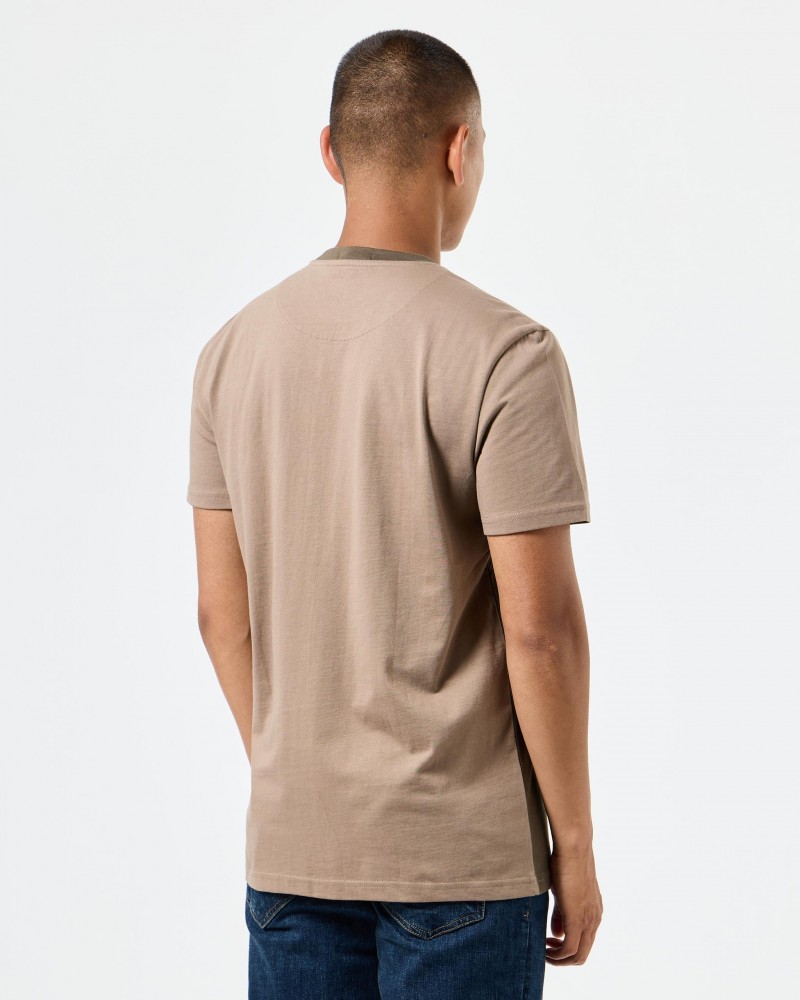 Weekend Offender Laderle Panelled Tee...