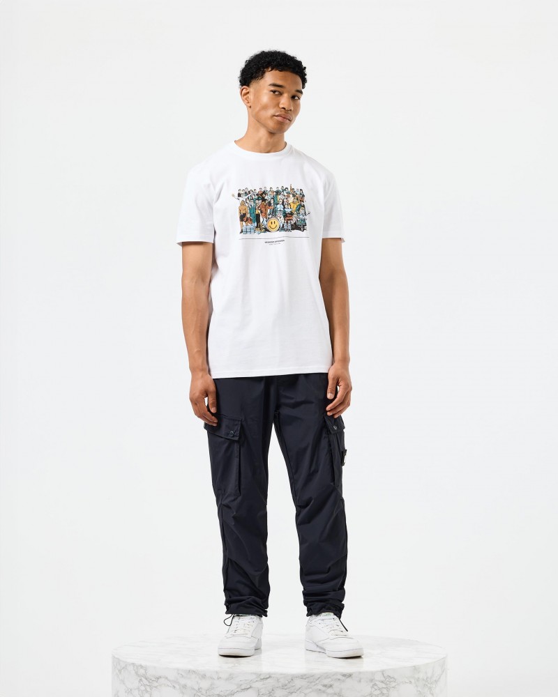 Weekend Offender Blake Graphic Tee White